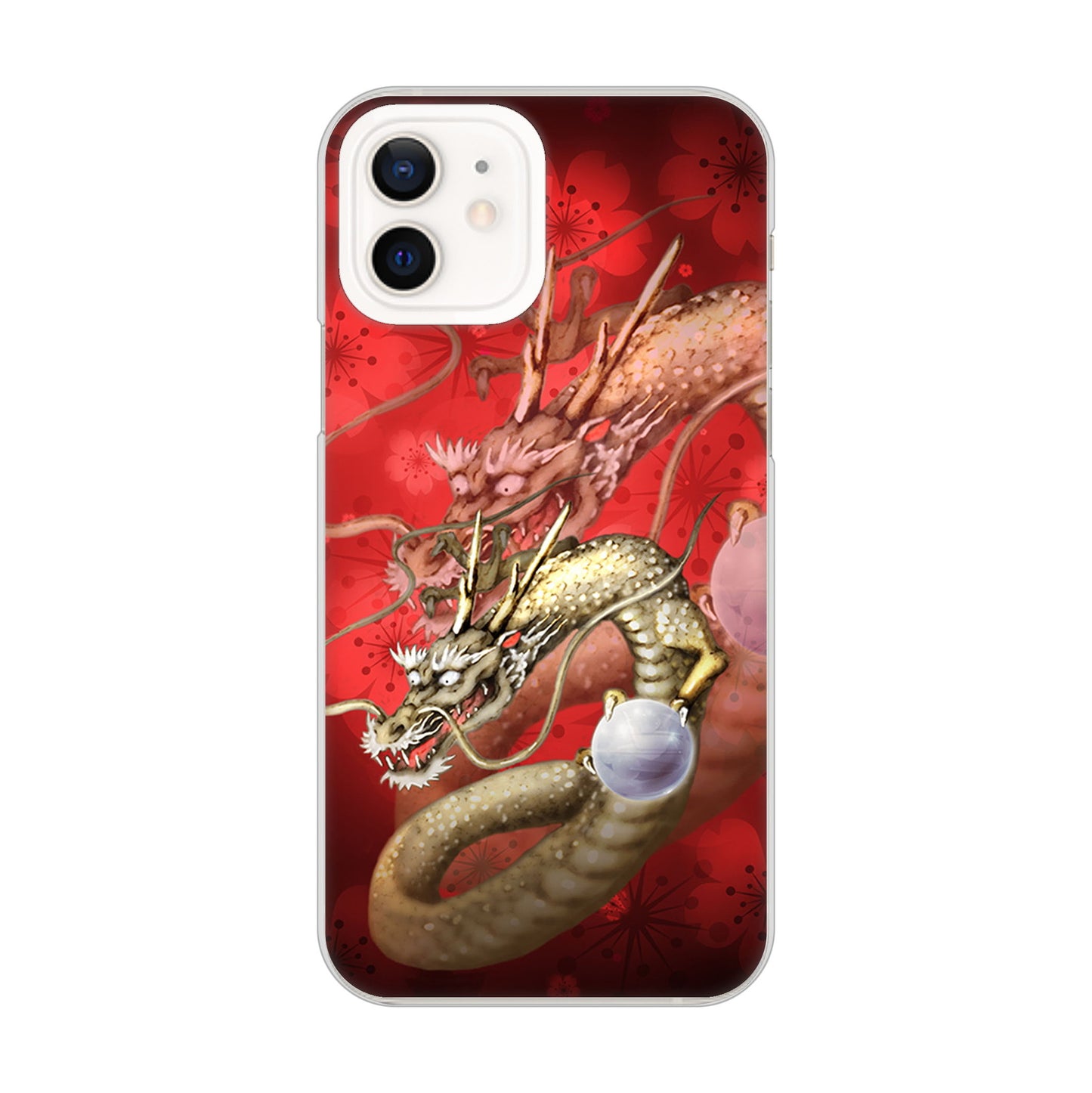 iPhone 12 龍 ハードケース 背面印刷