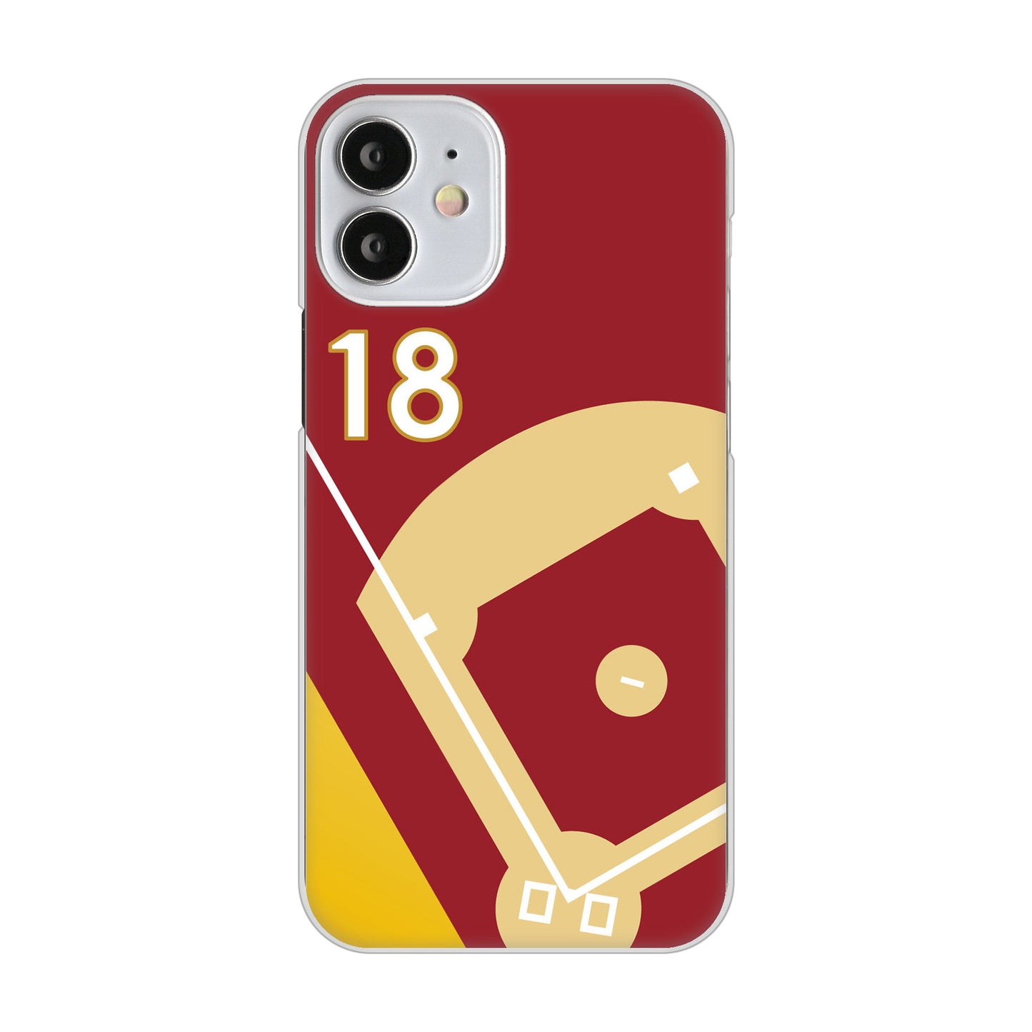 iPhone 12 mini baseball ハードケース 背面印刷