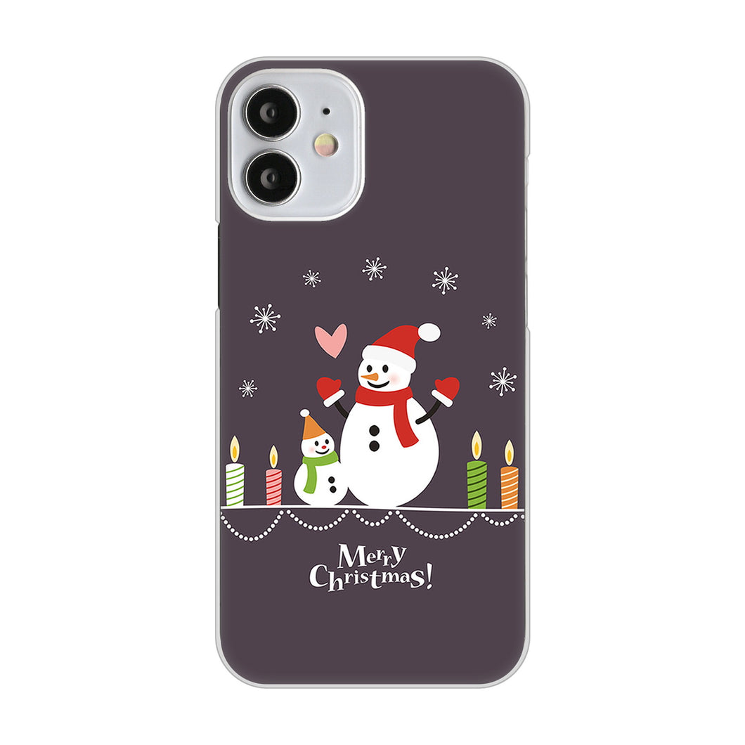 iPhone12 mini 高画質仕上げ 背面印刷 ハードケース クリスマス