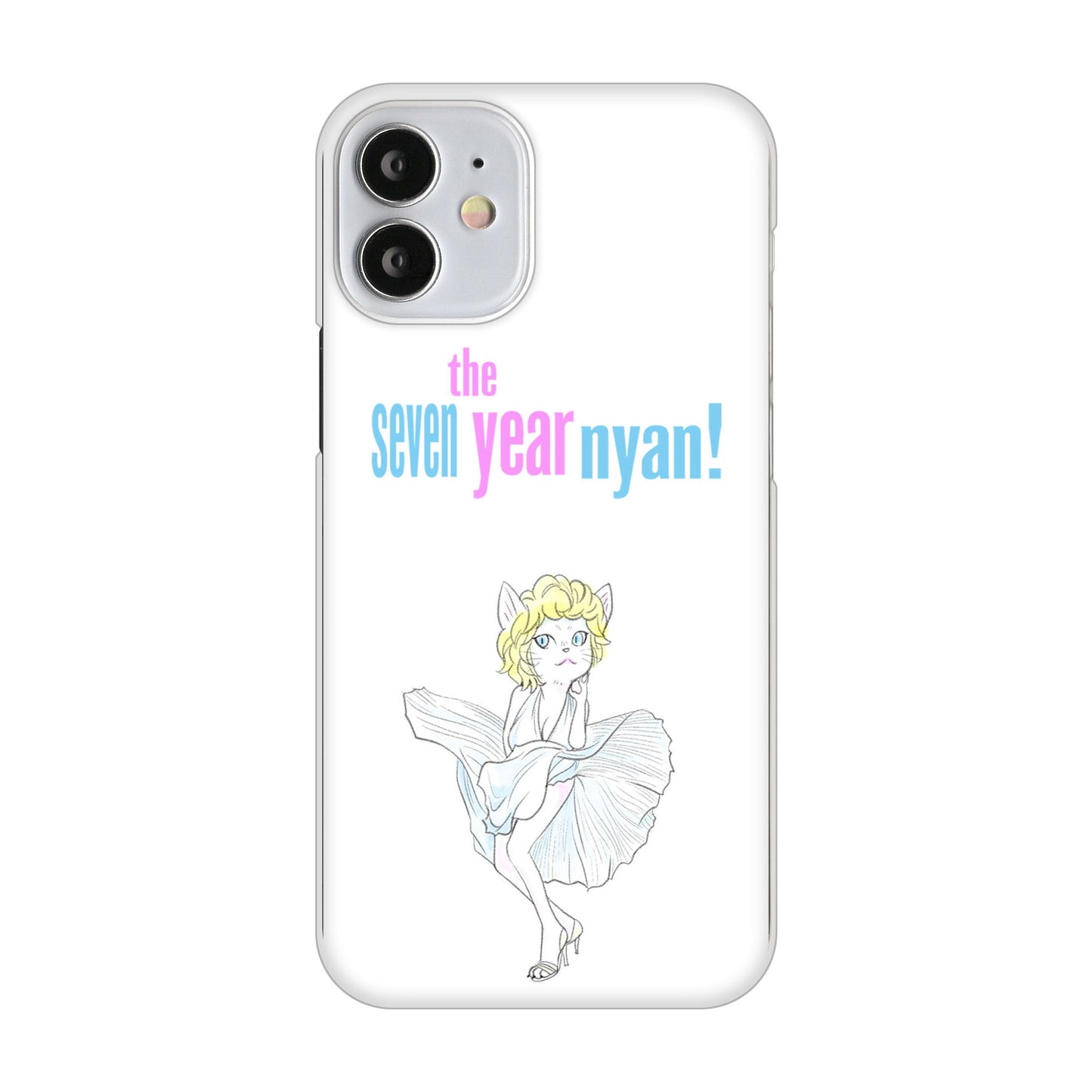 iPhone 12 mini おしゃれにゃん ハードケース 背面印刷