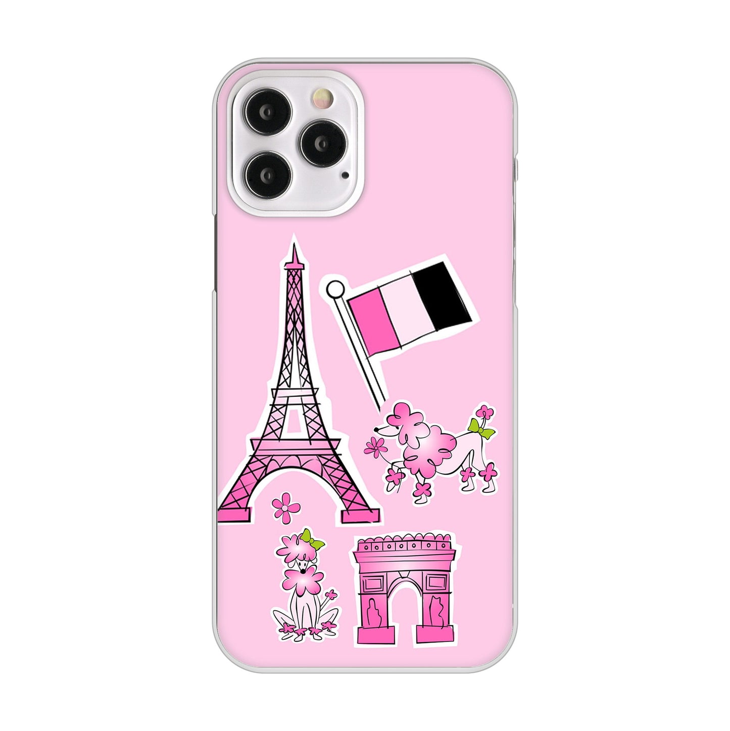 iPhone 12 Pro LOVE フランス ハードケース 背面印刷