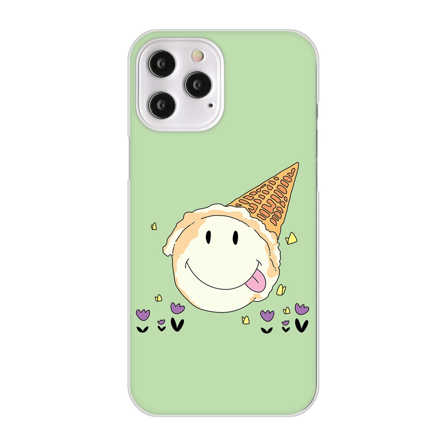 iPhone 12 Pro Max スイーツイラスト ハードケース 背面印刷
