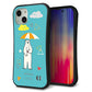 iPhone 13 スマホケース 「SEA Grip」 グリップケース Sライン 【FD831 アニマルサマー シロクマ】 UV印刷