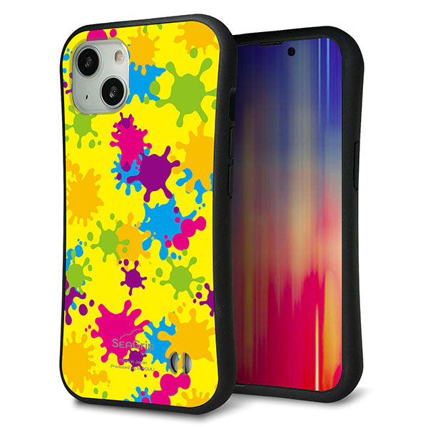 iPhone 13 スマホケース 「SEA Grip」 グリップケース Sライン 【MA879 ペイントイエロー】 UV印刷