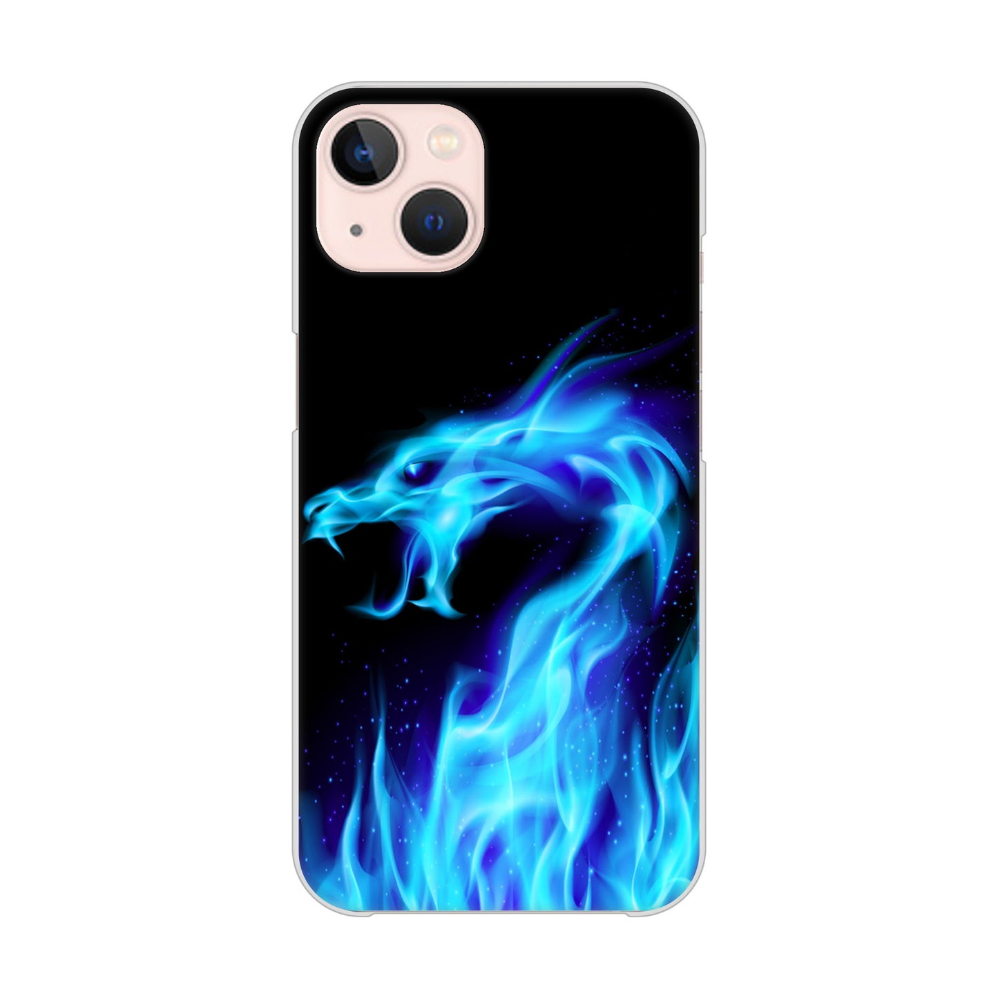iPhone13 高画質仕上げ 背面印刷 ハードケース ドラゴン