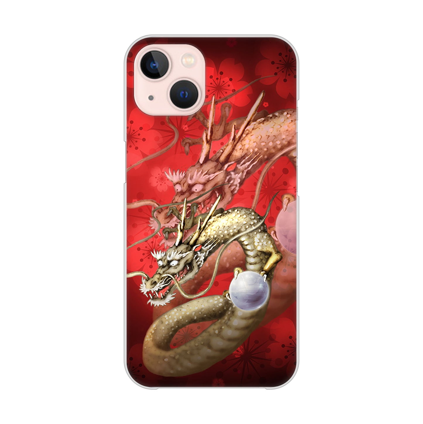 iPhone 13 龍 ハードケース 背面印刷