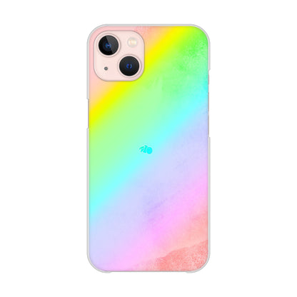 iPhone 13 パステルアート ハードケース 背面印刷