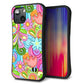 iPhone 13 mini スマホケース 「SEA Grip」 グリップケース Sライン 【713 ミラクルフラワー】 UV印刷