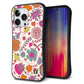 iPhone 13 Pro スマホケース 「SEA Grip」 グリップケース Sライン 【323 小鳥と花】 UV印刷