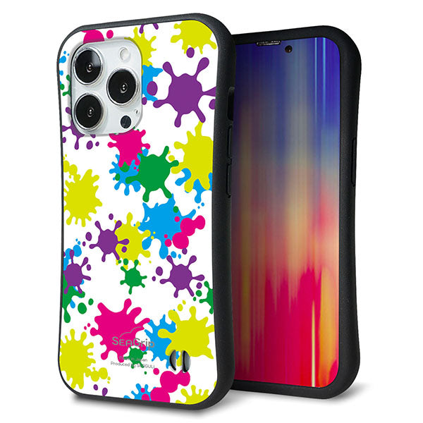 iPhone 13 Pro スマホケース 「SEA Grip」 グリップケース Sライン 【MA878 ペイントホワイト】 UV印刷