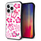 iPhone 13 Pro スマホケース 「SEA Grip」 グリップケース Sライン 【SC879 ハワイアンアロハホヌ ピンク】 UV印刷