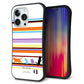 iPhone 13 Pro スマホケース 「SEA Grip」 グリップケース Sライン 【YA887 ストライプネコ01】 UV印刷