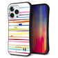iPhone 13 Pro スマホケース 「SEA Grip」 グリップケース Sライン 【YA893 ストライプネコ02】 UV印刷