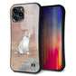 iPhone 13 Pro Max スマホケース 「SEA Grip」 グリップケース Sライン 【HA166 アメリカンショートヘア+くすみカラー】 UV印刷