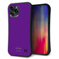 iPhone 13 Pro Max スマホケース 「SEA Grip」 グリップケース Sライン 【KM909 ポップカラー(パープル)】 UV印刷