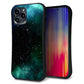 iPhone 13 Pro Max スマホケース 「SEA Grip」 グリップケース Sライン 【KM927 Galaxias Green】 UV印刷