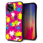 iPhone 13 Pro Max スマホケース 「SEA Grip」 グリップケース Sライン 【MA876 ペイントピンク】 UV印刷