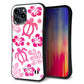 iPhone 13 Pro Max スマホケース 「SEA Grip」 グリップケース Sライン 【SC879 ハワイアンアロハホヌ ピンク】 UV印刷