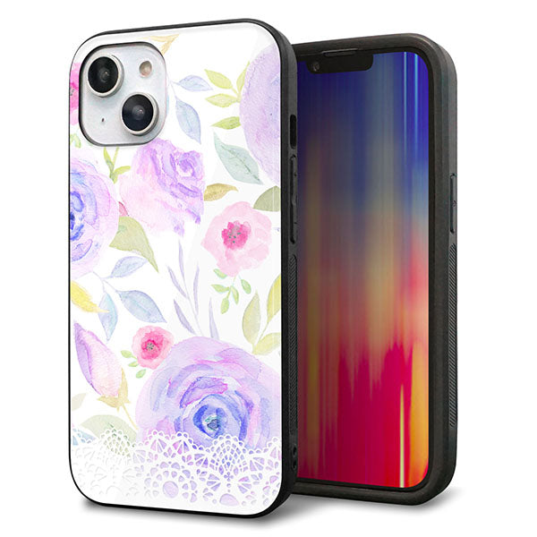 iPhone14 強化ガラス＆TPUスマホケース ガラプリ【SC946 ドゥ・パフューム４】