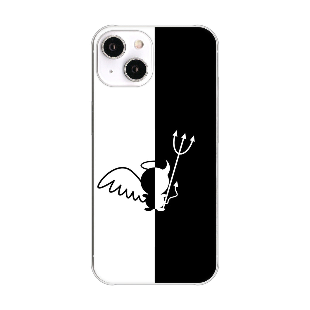 iPhone 14 027 ハーフデビット ハードケース 背面印刷