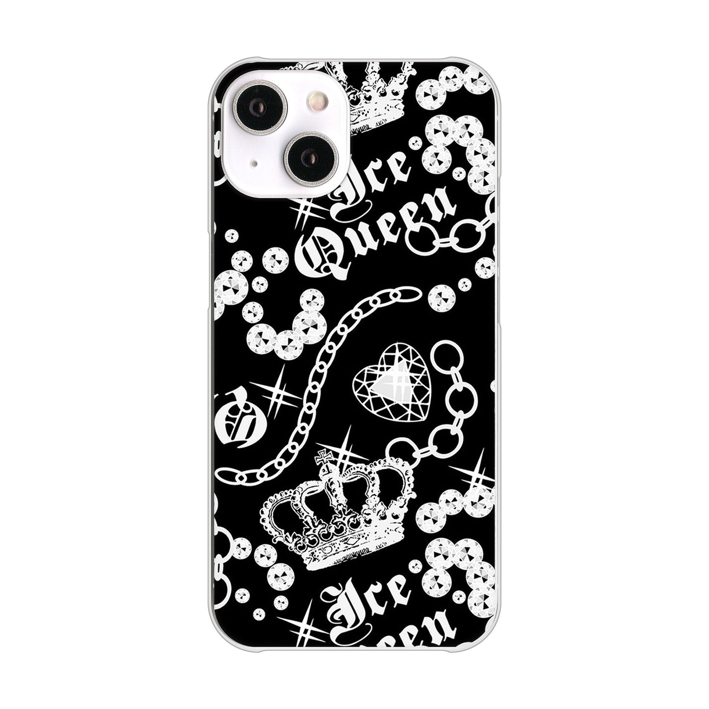 iPhone 14 187 ゴージャス クラウン ハードケース 背面印刷