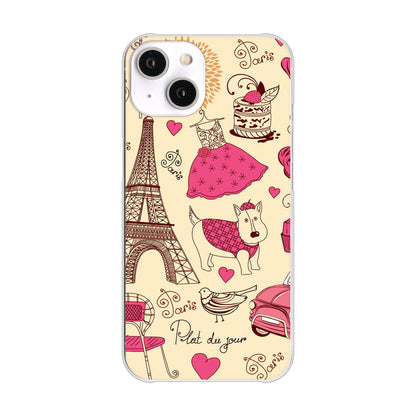 iPhone 14 LOVE フランス ハードケース 背面印刷