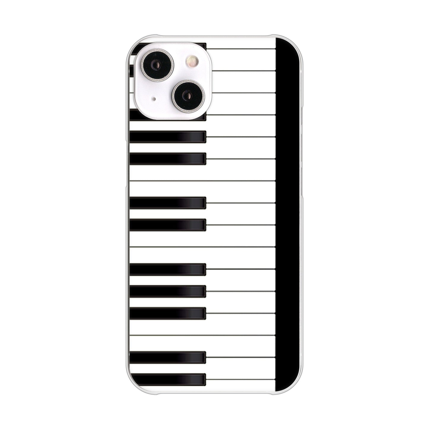 iPhone 14 ピアノ ハードケース 背面印刷