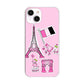 iPhone 14 LOVE フランス ハードケース 背面印刷