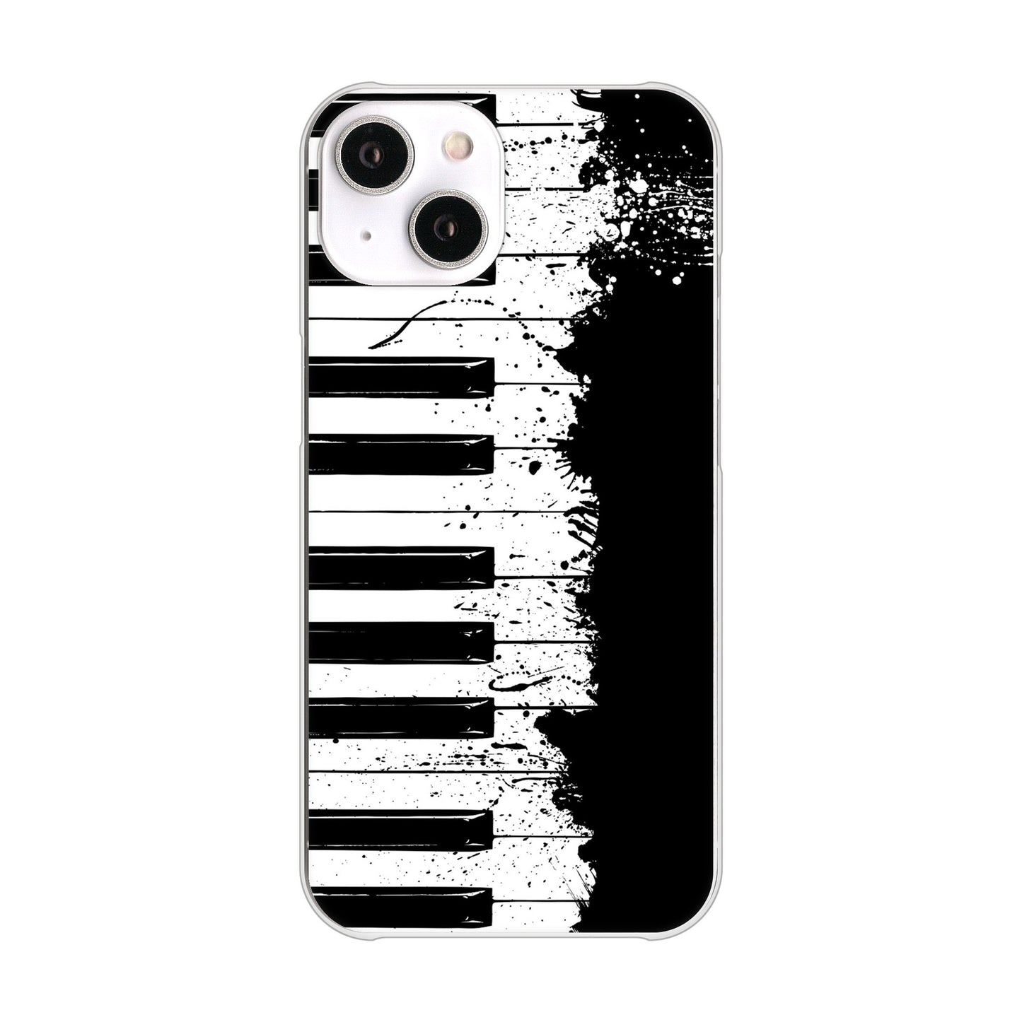 iPhone 14 ピアノ ハードケース 背面印刷