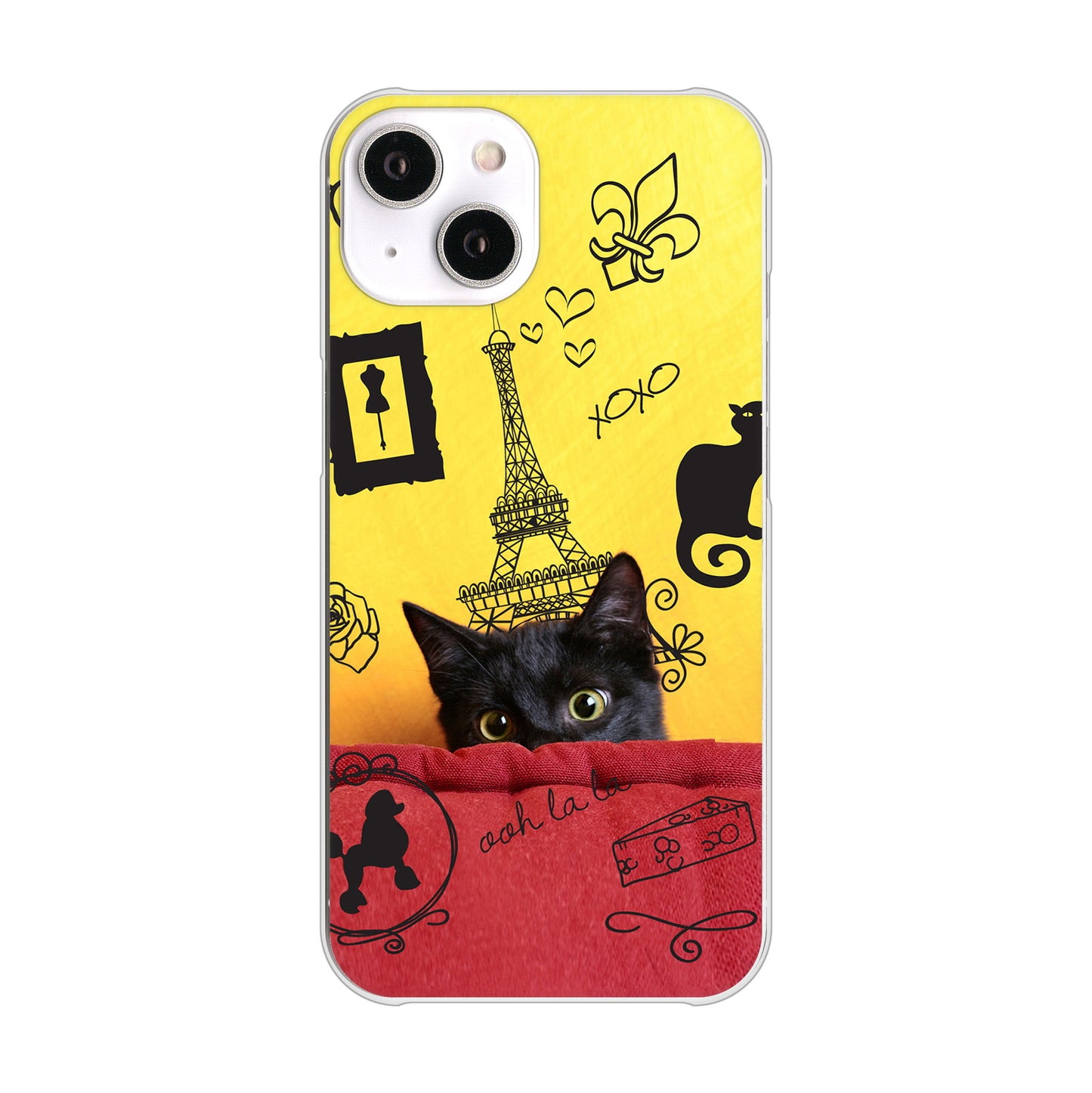 iPhone 14 LOVE フランス ハードケース 背面印刷