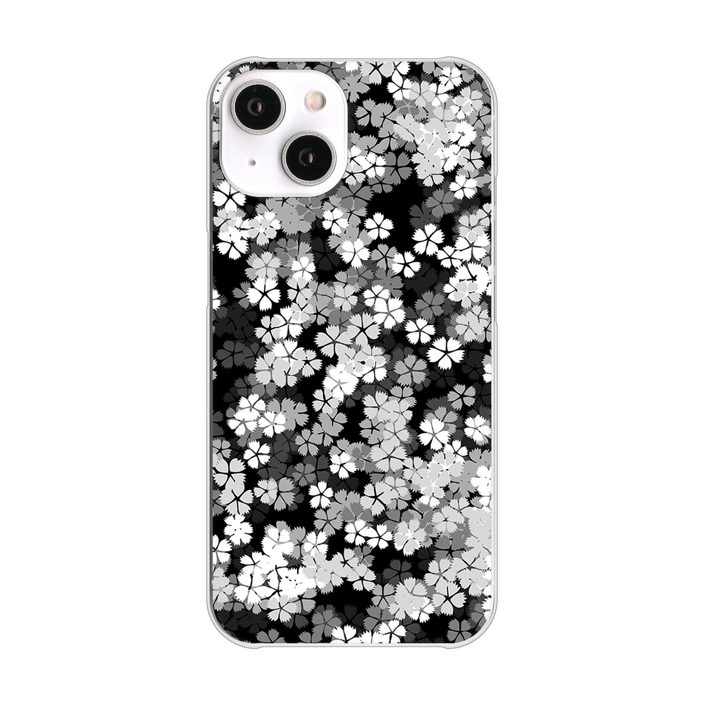 iPhone 14 1332 夜桜 ハードケース 背面印刷