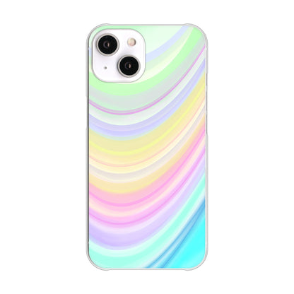 iPhone 14 レインボー ハードケース 背面印刷