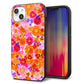 iPhone14 Plus 強化ガラス＆TPUスマホケース ガラプリ【SC869 リバティプリント フルールドパルファン（ピンク）】