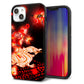 iPhone14 Plus 強化ガラス＆TPUスマホケース ガラプリ【YC909 赤竜02】