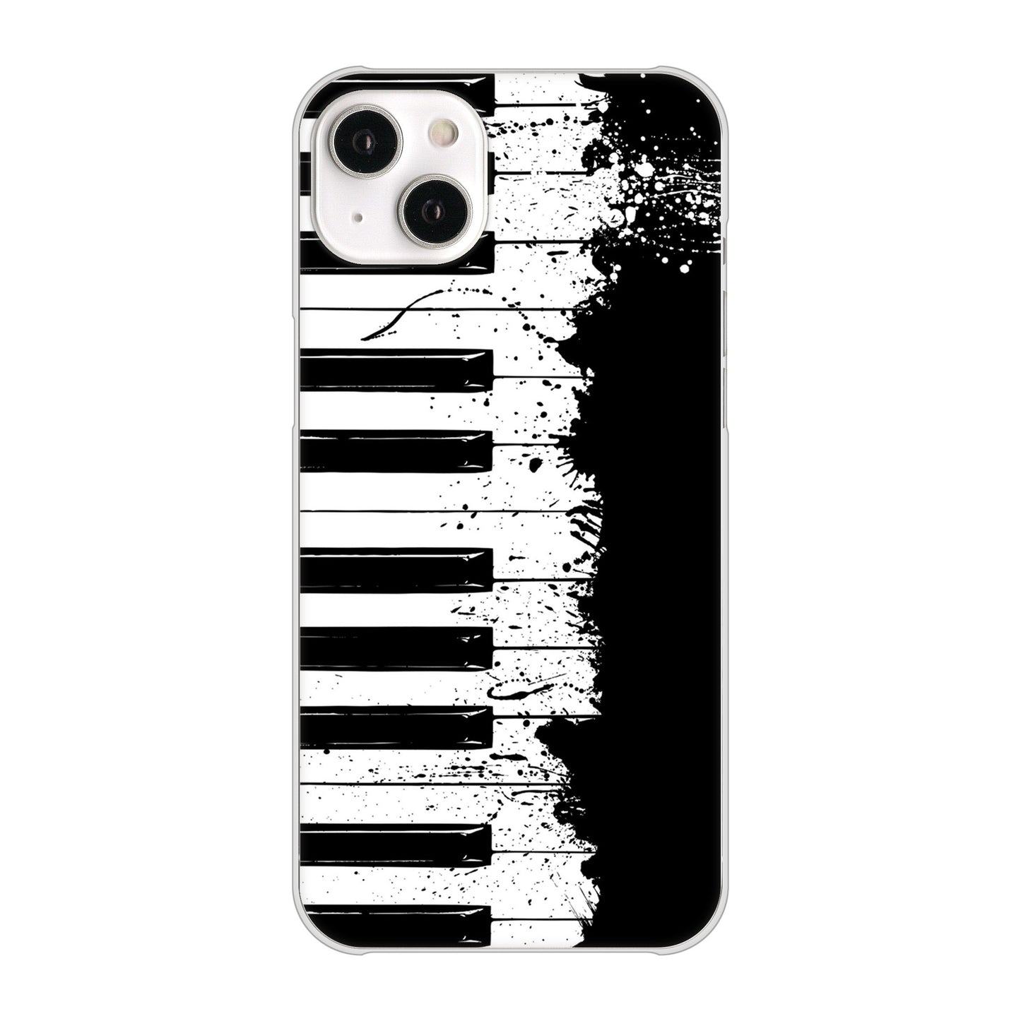 iPhone14 Plus 高画質仕上げ 背面印刷 ハードケース【611 クラッシュピアノ】