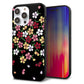iPhone14 Pro Max 強化ガラス＆TPUスマホケース ガラプリ【YJ323 和柄 なでしこ】