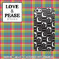 iPhone 5 512 LOVE&PEASE ハードケース 背面印刷