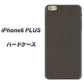iPhone 6 Plus EK851 レザー風グレー ハードケース 背面印刷