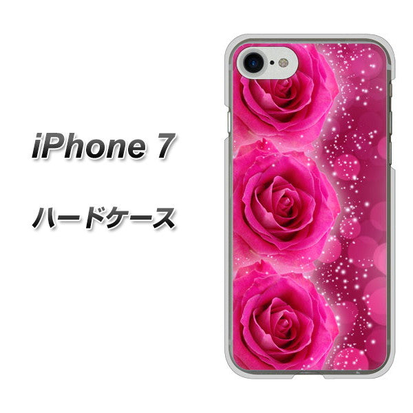 iPhone 7 VA815 3連のバラ ハードケース 背面印刷