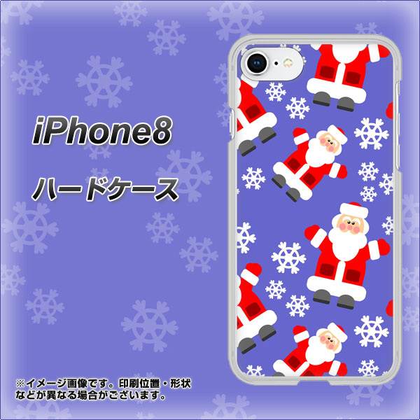 iPhone 8 XA804 Welcomeサンタさん ハードケース 背面印刷