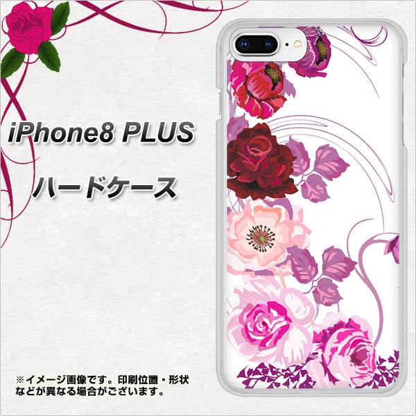iPhone 8 Plus 116 ６月のバラ ハードケース 背面印刷