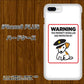 iPhone 8 Plus 374 猛犬注意 ハードケース 背面印刷