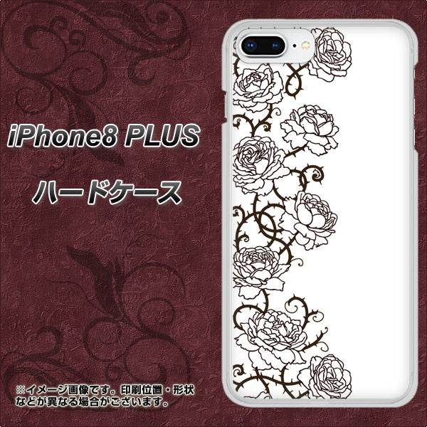 iPhone 8 Plus 467 イバラ ハードケース 背面印刷