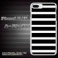 iPhone 8 Plus EK879 ボーダーブラック（L） ハードケース 背面印刷