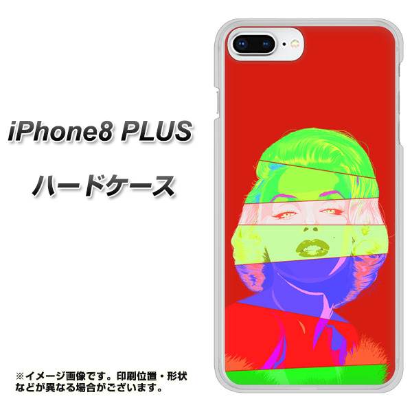 iPhone 8 Plus YJ209 マリリンモンローデザイン（B） ハードケース 背面印刷