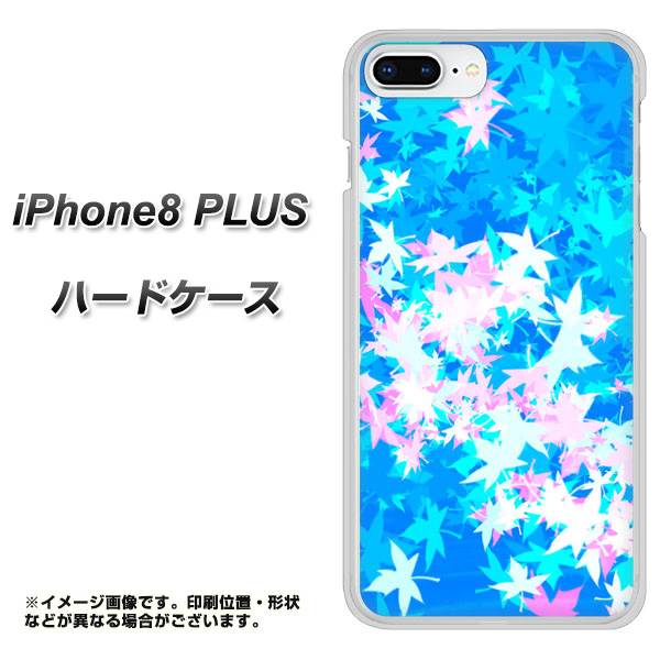 iPhone 8 Plus YJ290 デザインもみじ ハードケース 背面印刷