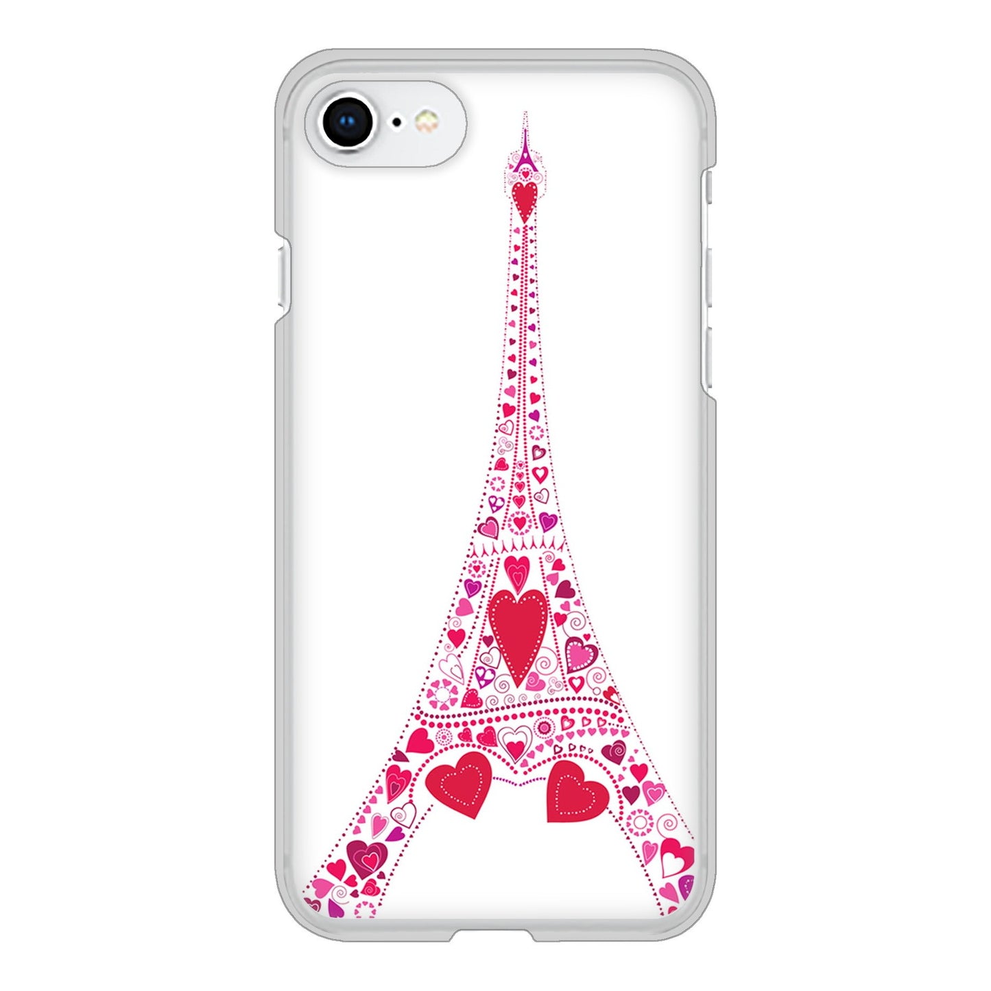 iPhone SE (第2世代) LOVE フランス ハードケース 背面印刷