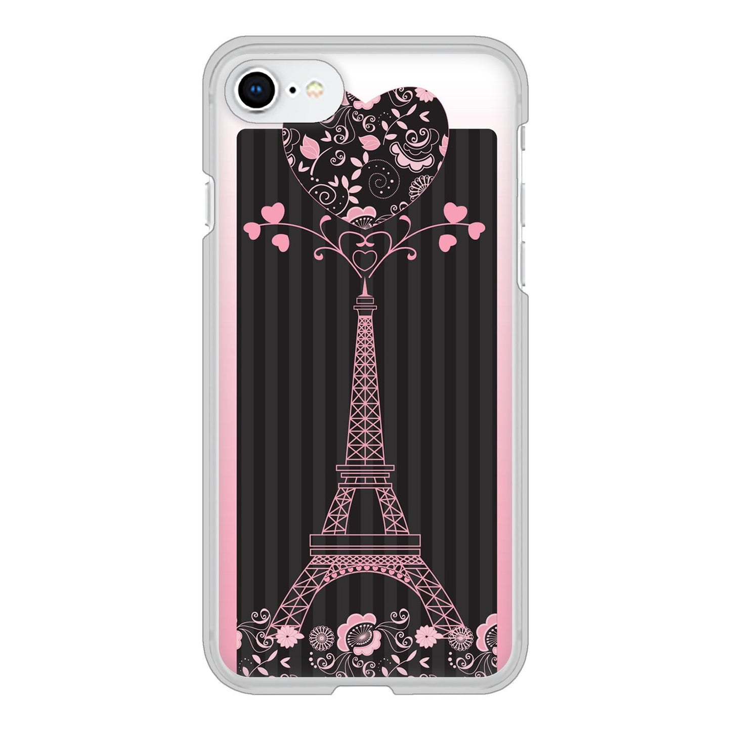 iPhone SE (第2世代) LOVE フランス ハードケース 背面印刷