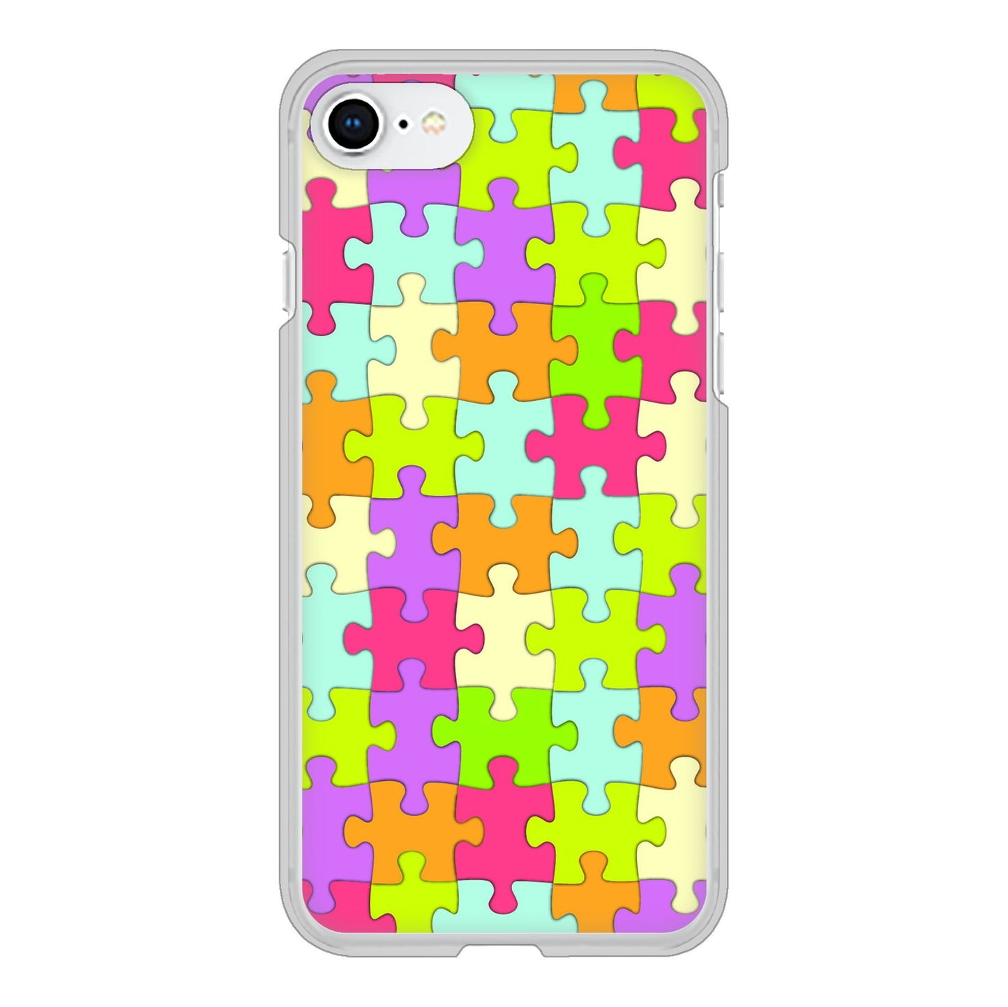 iPhone SE (第2世代) ジグソーパズル ハードケース 背面印刷