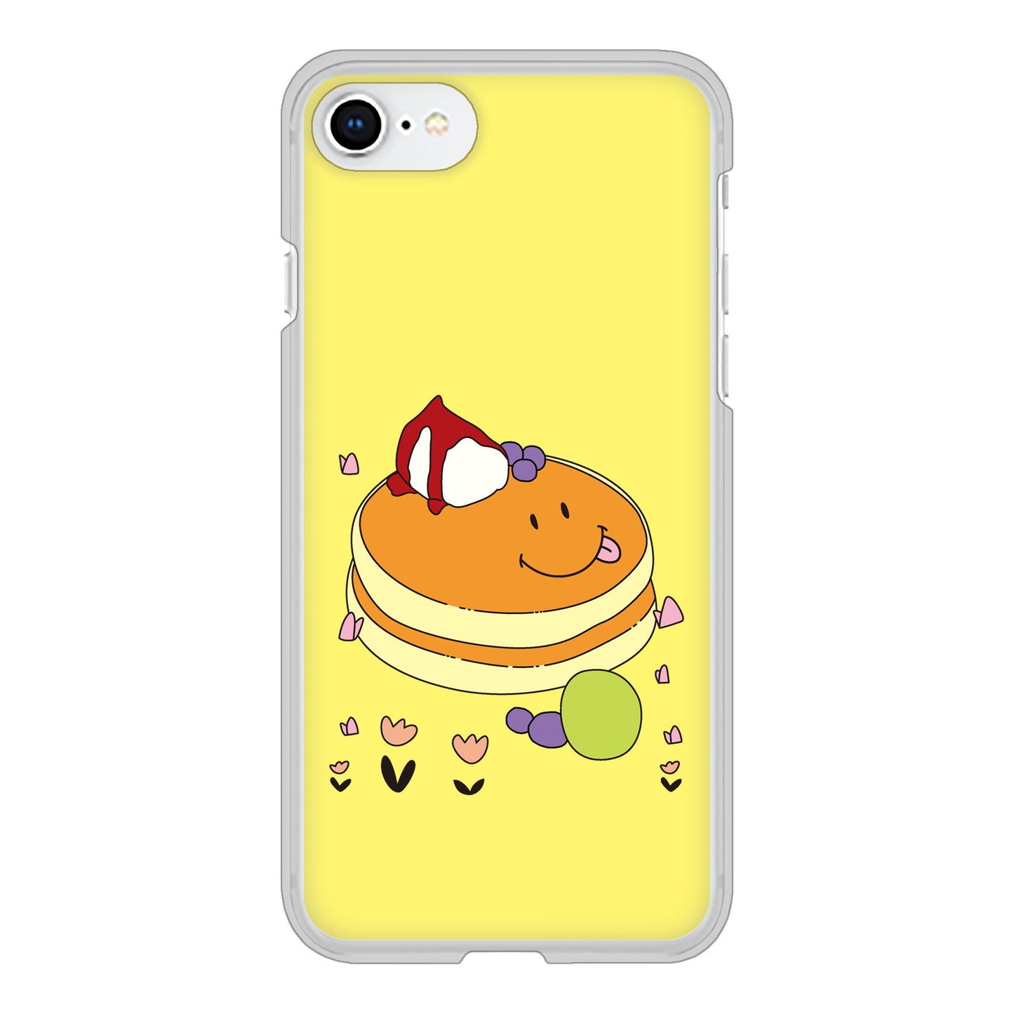 iPhone SE (第2世代) スイーツイラスト ハードケース 背面印刷